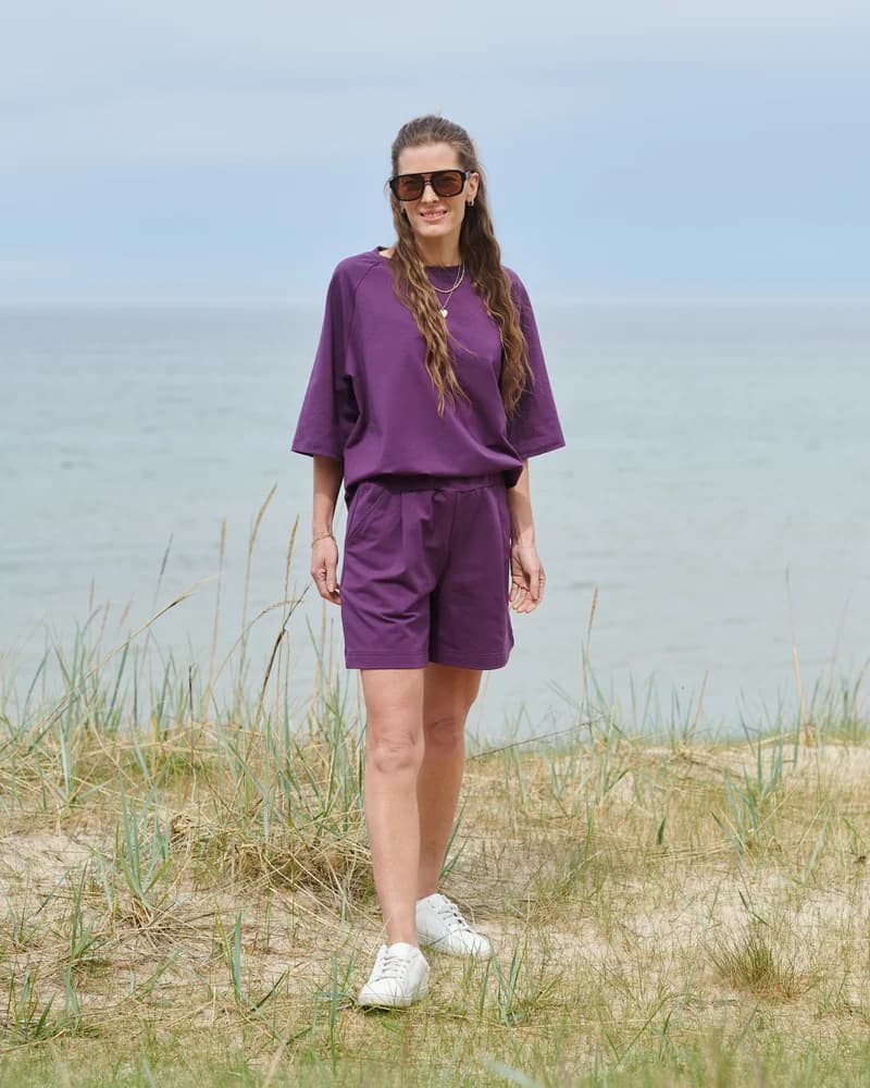 Šorti At Ease — violeta