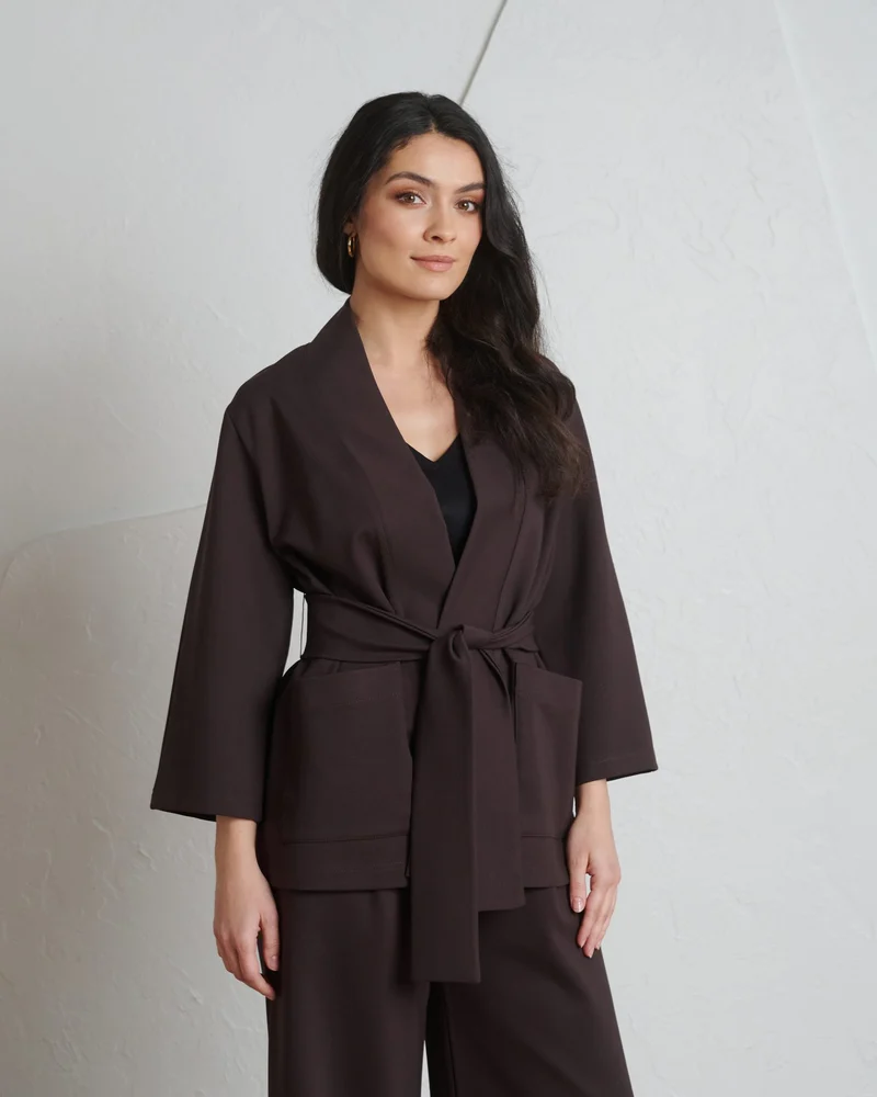 On the Go Jacket in Dark Brown