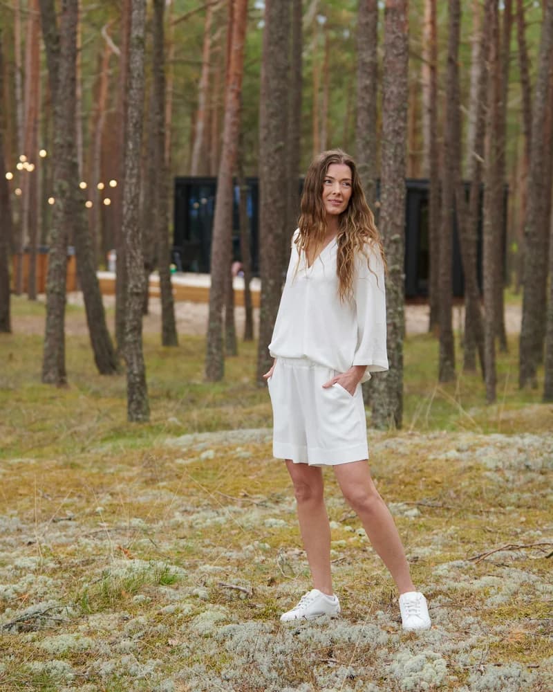 Šorti Cruising Around — balta
