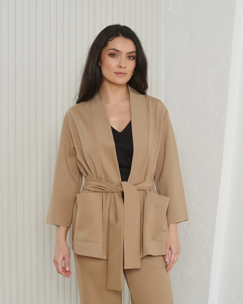 On the Go Jacket in Camel