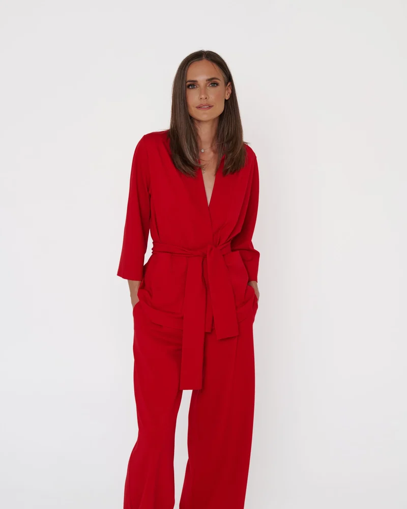On the Go Jacket in Red