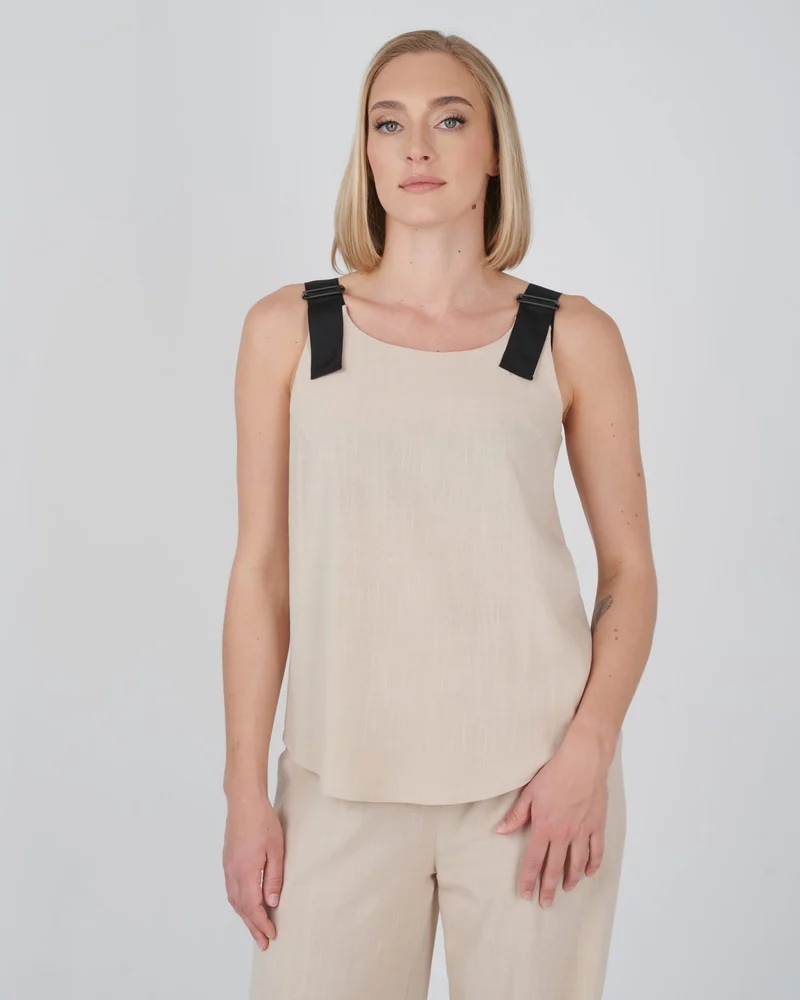 Tops Buckle Up — bēša