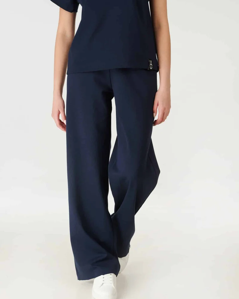 Bikses Sleeky Wide Chic — tumši zila