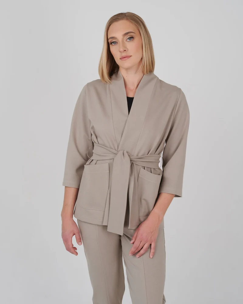 On the Go Jacket in Light Grey